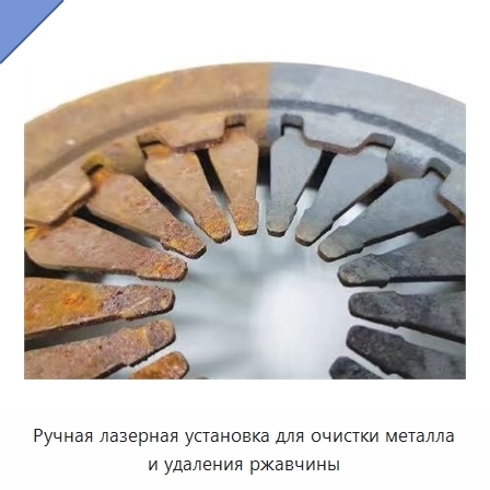 Ручная лазерная установка для очистки металла и удаления ржавчины