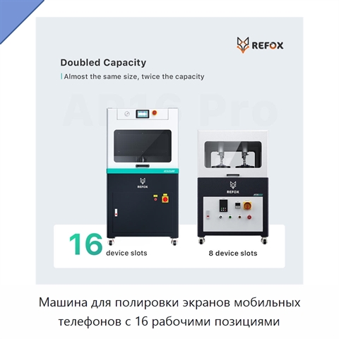 Машина для полировки экранов мобильных телефонов с 16 рабочими позициями