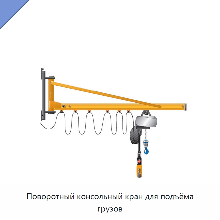 Поворотный консольный кран для подъёма грузов — Краны