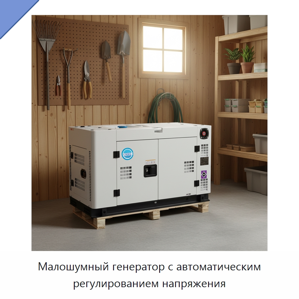 Малошумный генератор с автоматическим регулированием напряжения — Дизельные генераторы