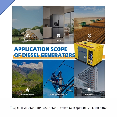 Портативная дизельная генераторная установка
