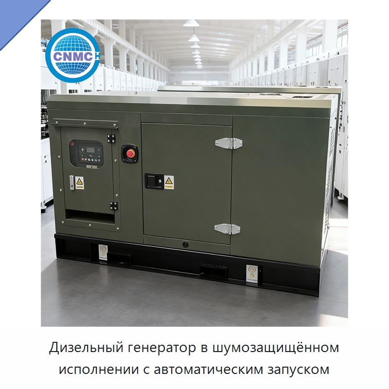 Дизельный генератор в шумозащищённом исполнении с автоматическим запуском — Дизельные генераторы