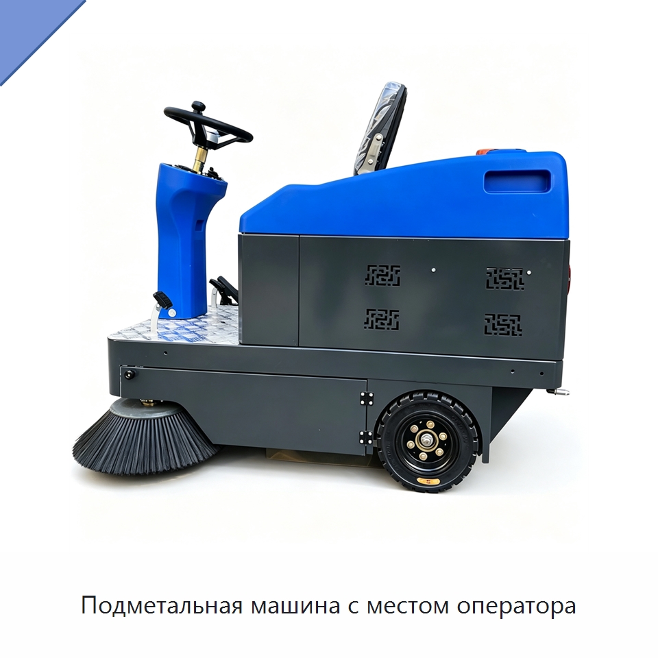 Подметальная машина с местом оператора — Коммунальная техника