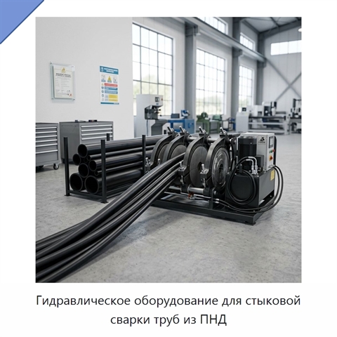 Гидравлическое оборудование для стыковой сварки труб из ПНД