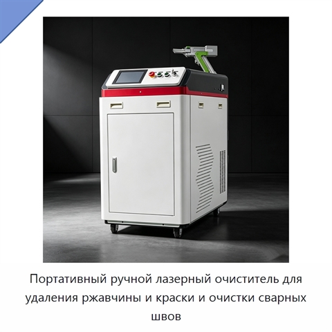 Портативный ручной лазерный очиститель для удаления ржавчины и краски и очистки сварных швов