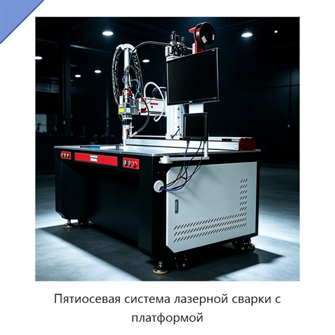 Пятиосевая система лазерной сварки с платформой