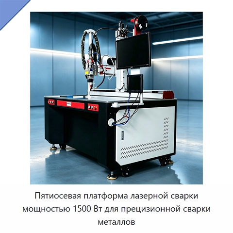 Пятиосевая платформа лазерной сварки мощностью 1500 Вт для прецизионной сварки металлов