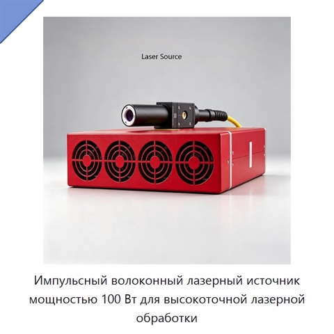 Импульсный волоконный лазерный источник мощностью 100 Вт для высокоточной лазерной обработки