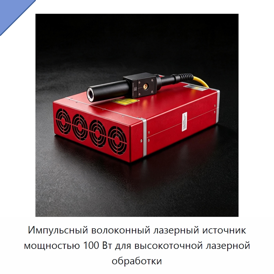 Импульсный волоконный лазерный источник мощностью 100 Вт для высокоточной лазерной обработки — Комплектующие для лазерного оборудования