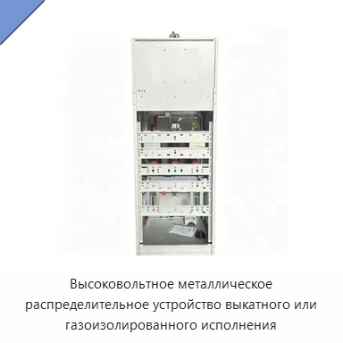 Высоковольтное металлическое распределительное устройство выкатного или газоизолированного исполнения