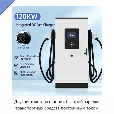 Двухпистолетная станция быстрой зарядки транспортных средств постоянным током