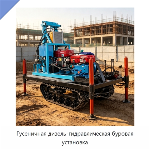 Гусеничная дизель-гидравлическая буровая установка