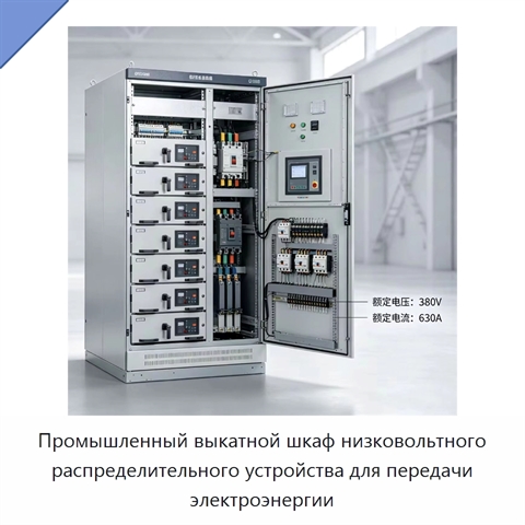 Промышленный выкатной шкаф низковольтного распределительного устройства для передачи электроэнергии