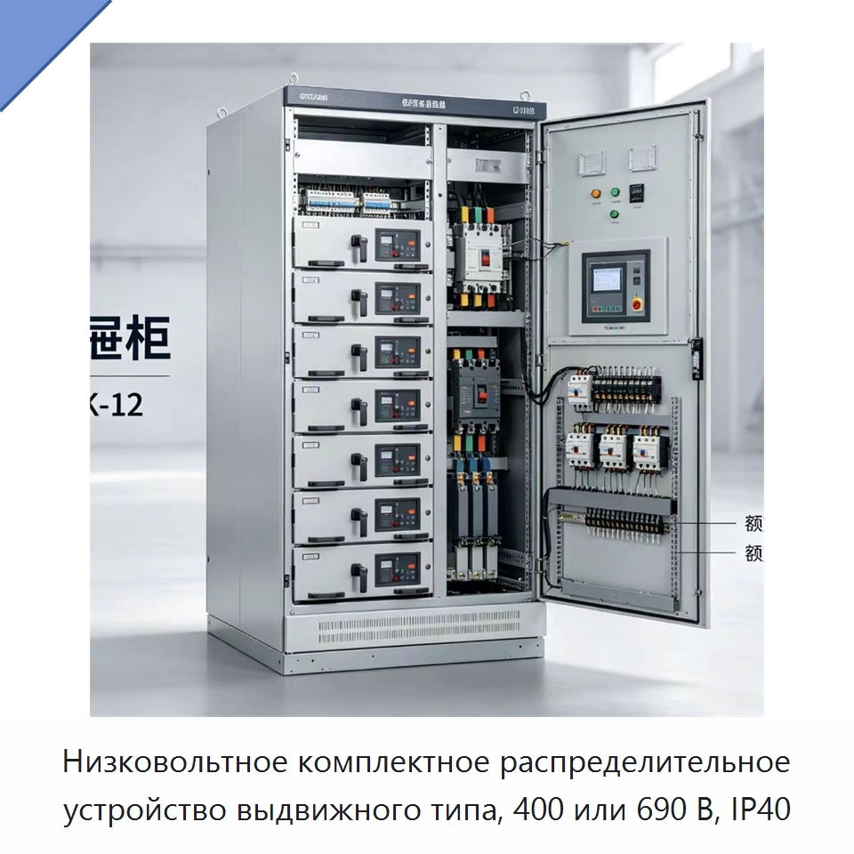 Низковольтное комплектное распределительное устройство выдвижного типа, 400 или 690 В, IP40 — Распределительное электрооборудование