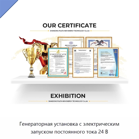 Генераторная установка с электрическим запуском постоянного тока 24 В