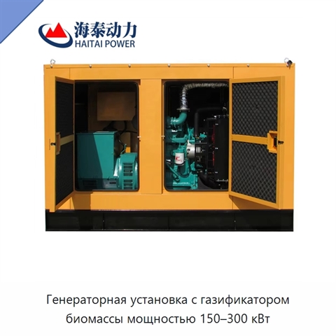 Генераторная установка с газификатором биомассы мощностью 150–300 кВт