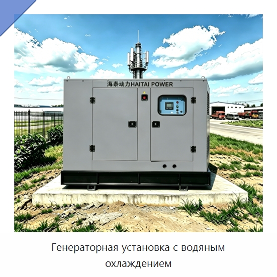 Генераторная установка с водяным охлаждением — Дизельные генераторы