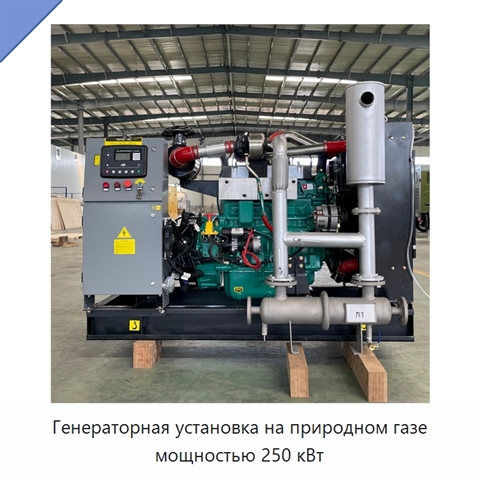 Генераторная установка на природном газе мощностью 250 кВт