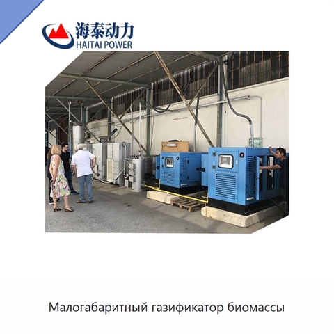 Малогабаритный газификатор биомассы