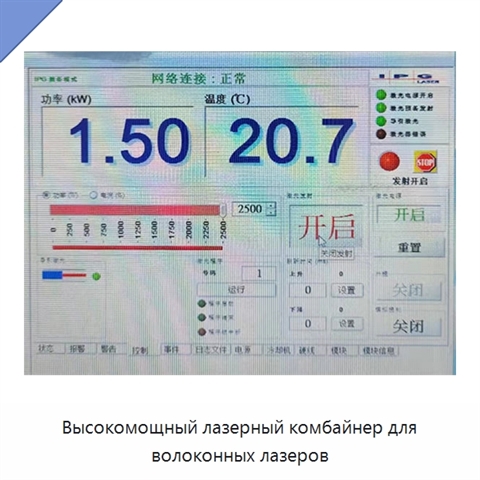 Высокомощный лазерный комбайнер для волоконных лазеров
