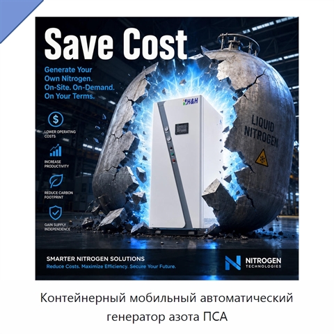 Контейнерный мобильный автоматический генератор азота ПСА