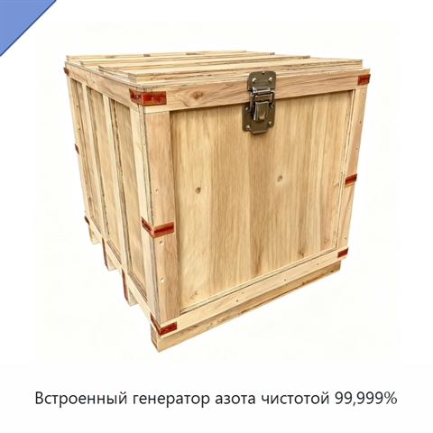 Встроенный генератор азота чистотой 99,999%