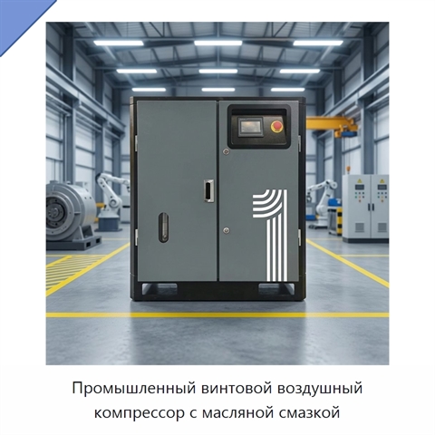 Промышленный винтовой воздушный компрессор с масляной смазкой