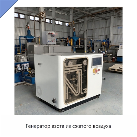 Генератор азота из сжатого воздуха