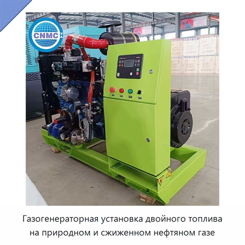Газогенераторная установка двойного топлива на природном и сжиженном нефтяном газе