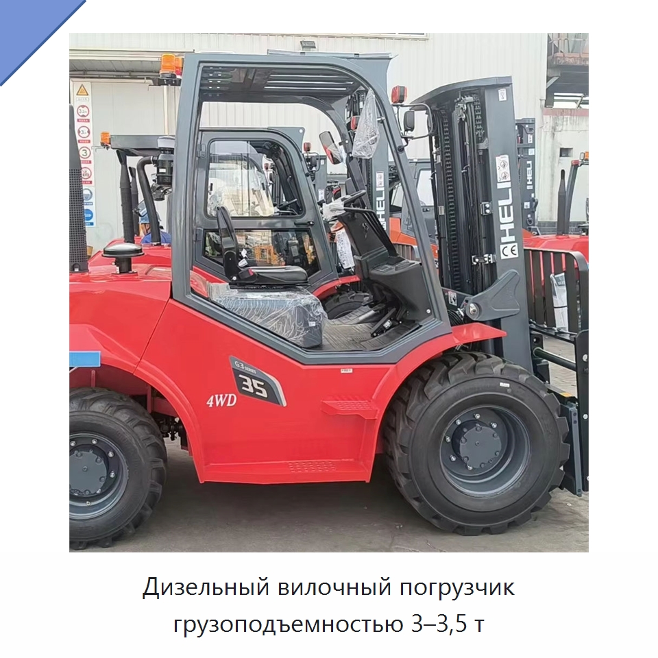 Дизельный вилочный погрузчик грузоподъемностью 3–3,5 т — Вилочные погрузчики
