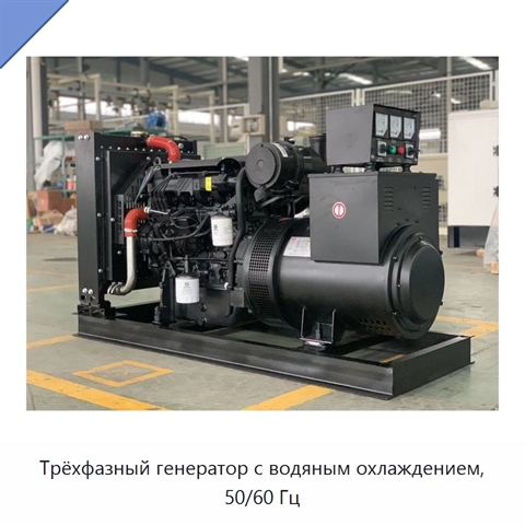 Трёхфазный генератор с водяным охлаждением, 50/60 Гц