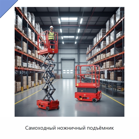 Самоходный ножничный подъёмник