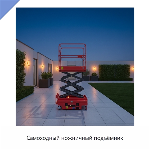 Самоходный ножничный подъёмник