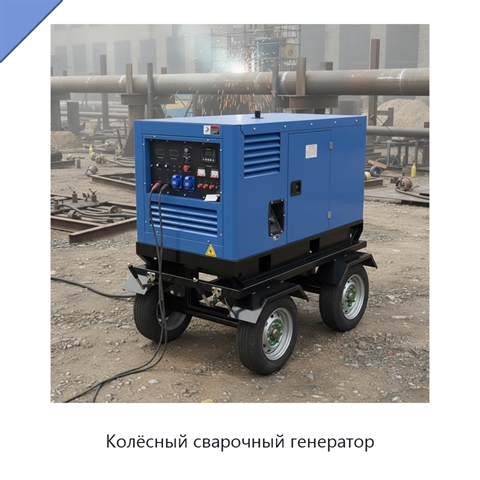 Колёсный сварочный генератор