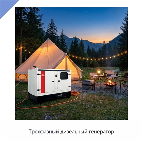 Трёхфазный дизельный генератор