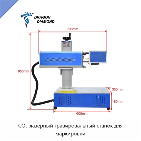 CO₂-лазерный гравировальный станок для маркировки
