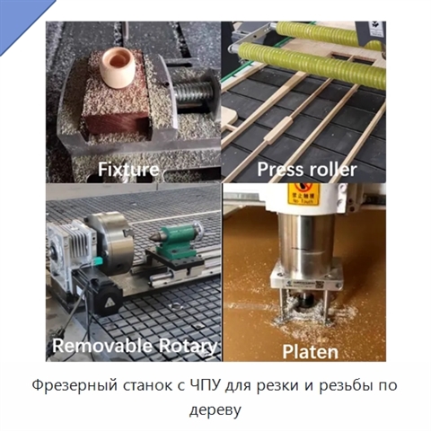 Фрезерный станок с ЧПУ для резки и резьбы по дереву
