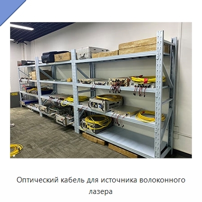 Оптический кабель для источника волоконного лазера