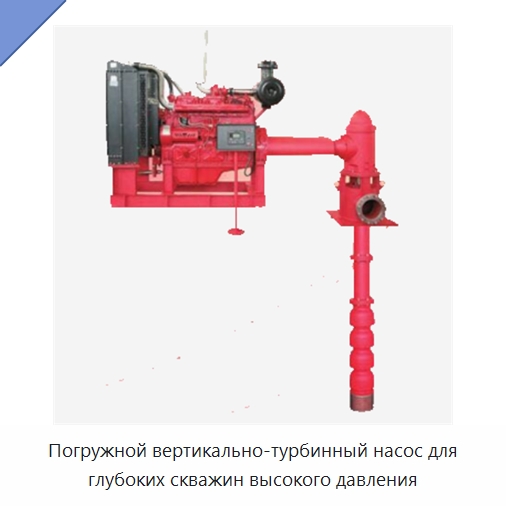 Погружной вертикально-турбинный насос для глубоких скважин высокого давления — Насосы