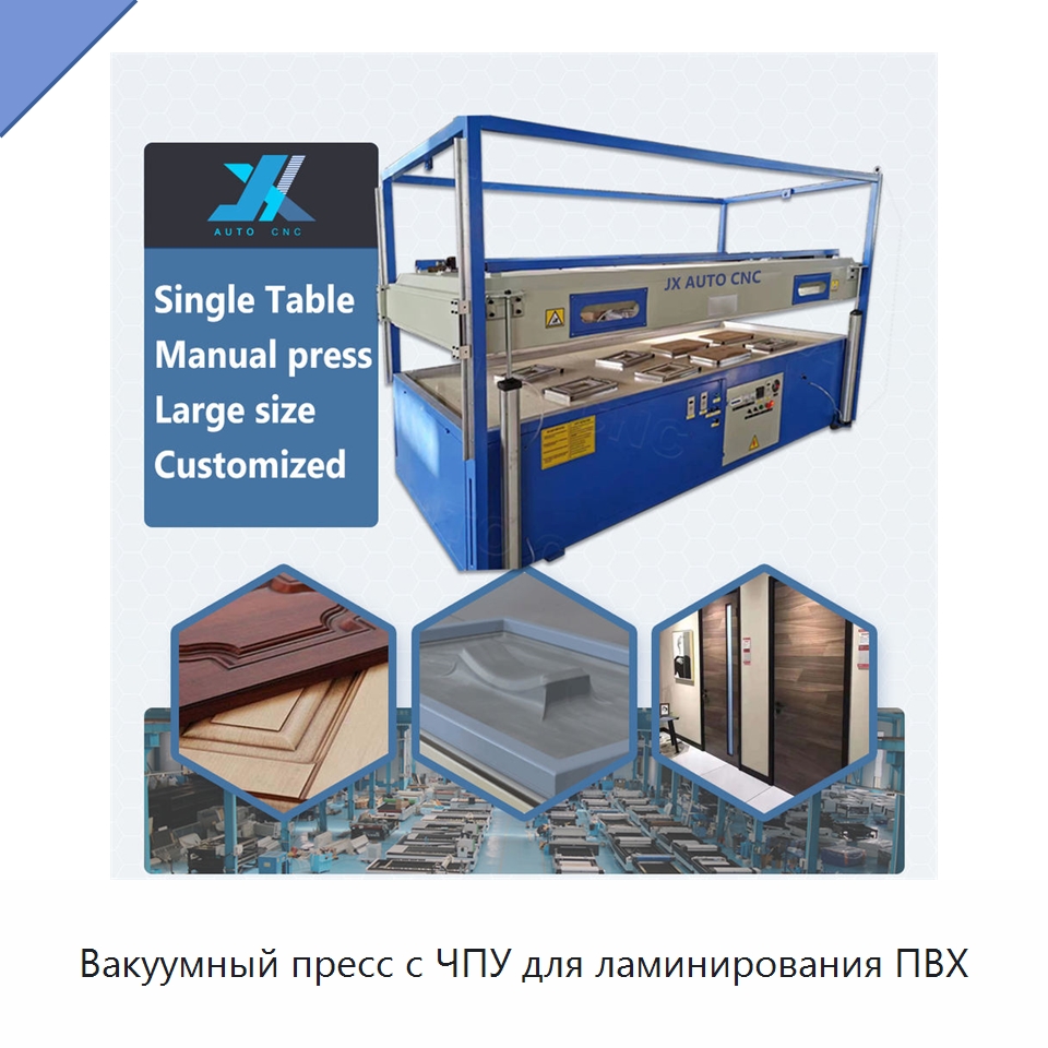 Вакуумный пресс с ЧПУ для ламинирования ПВХ — Окутывающие станки