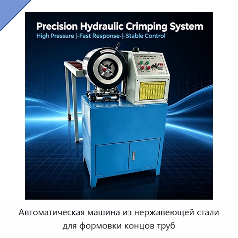Автоматическая машина из нержавеющей стали для формовки концов труб