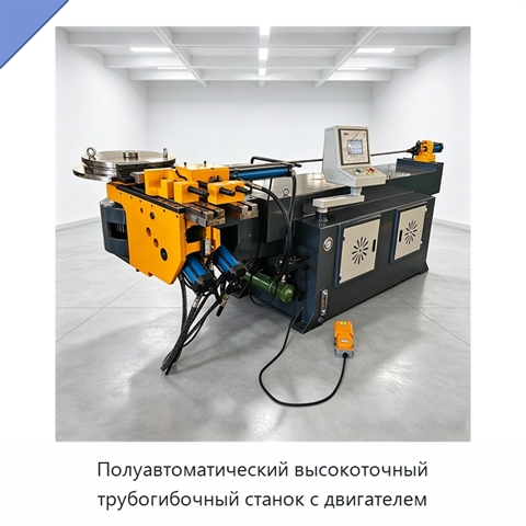 Полуавтоматический высокоточный трубогибочный станок с двигателем