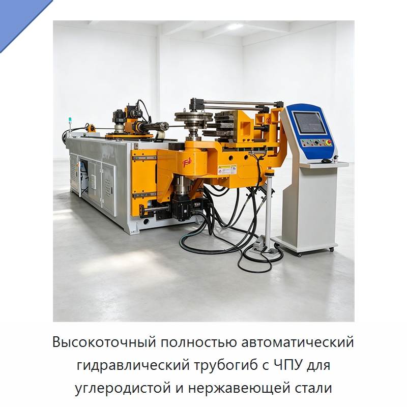 Высокоточный полностью автоматический гидравлический трубогиб с ЧПУ для углеродистой и нержавеющей стали — Станки для обработки труб