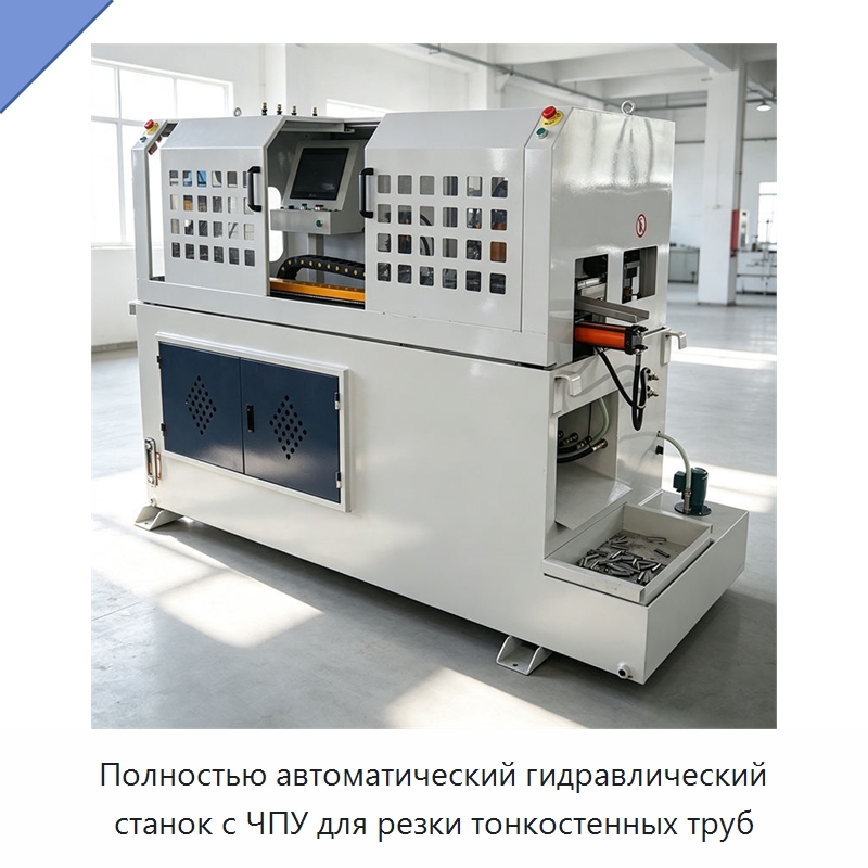 Полностью автоматический гидравлический станок с ЧПУ для резки тонкостенных труб — Станки для обработки труб