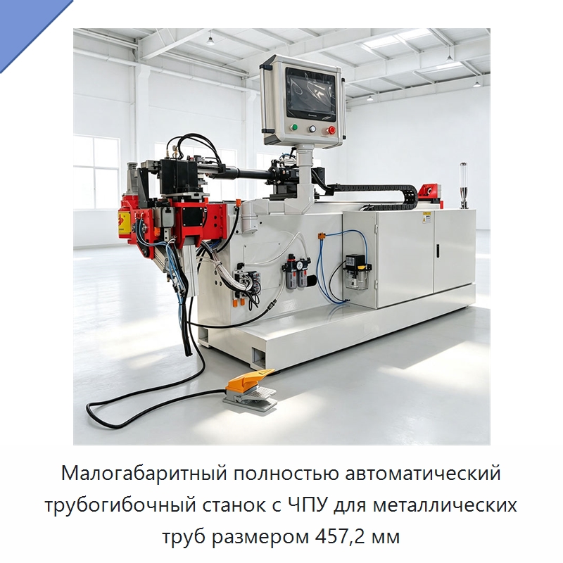 Малогабаритный полностью автоматический трубогибочный станок с ЧПУ для металлических труб размером 457,2 мм — Станки для обработки труб