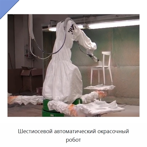 Шестиосевой автоматический окрасочный робот