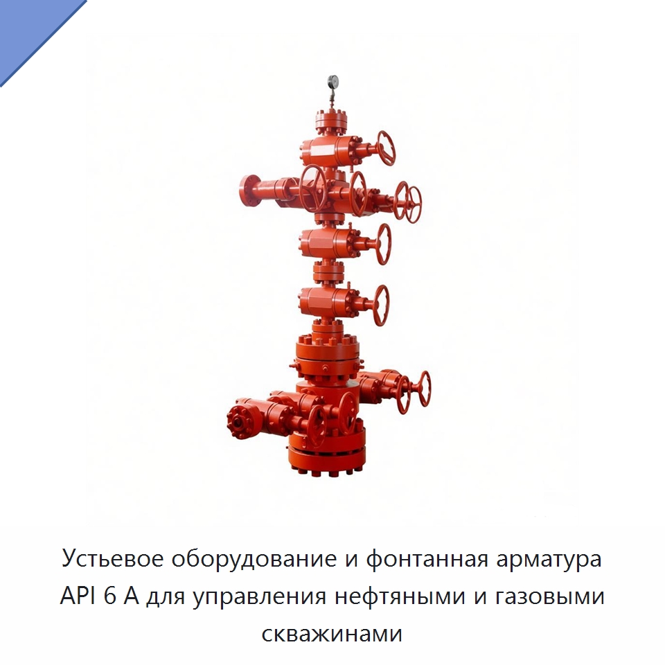 Устьевое оборудование и фонтанная арматура API 6 А для управления нефтяными и газовыми скважинами
