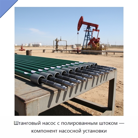 Штанговый насос с полированным штоком — компонент насосной установки