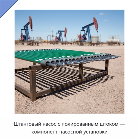 Штанговый насос с полированным штоком — компонент насосной установки