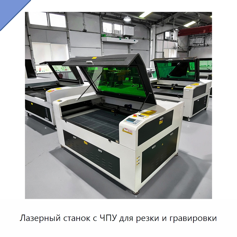 Лазерный станок с ЧПУ для резки и гравировки — Станки лазерной резки